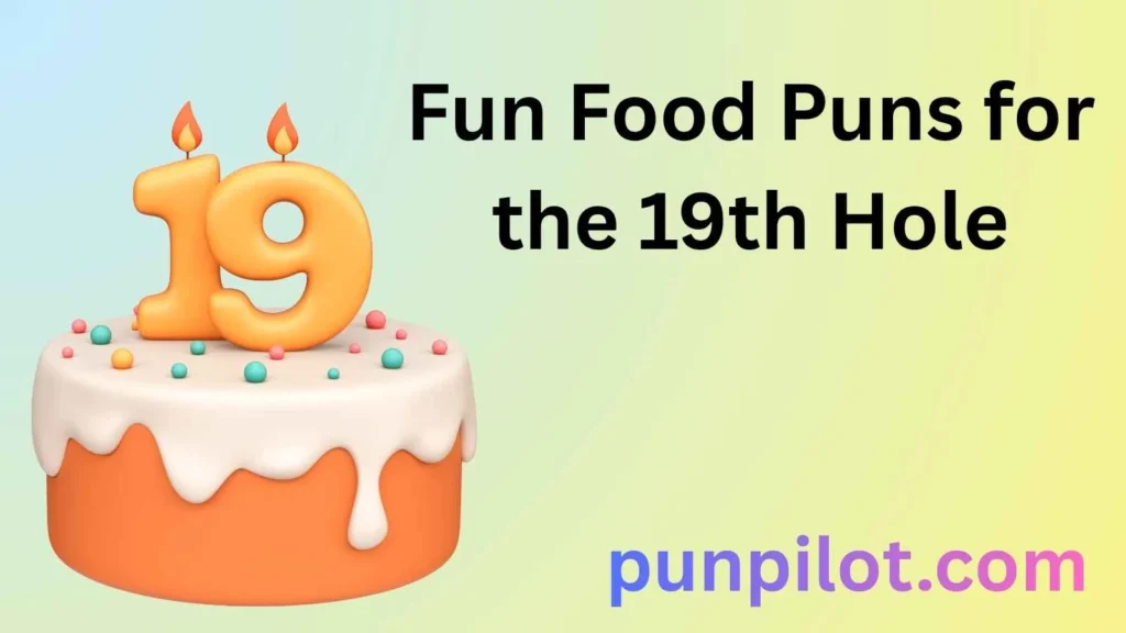 Fun Food Puns for the 19th Hole