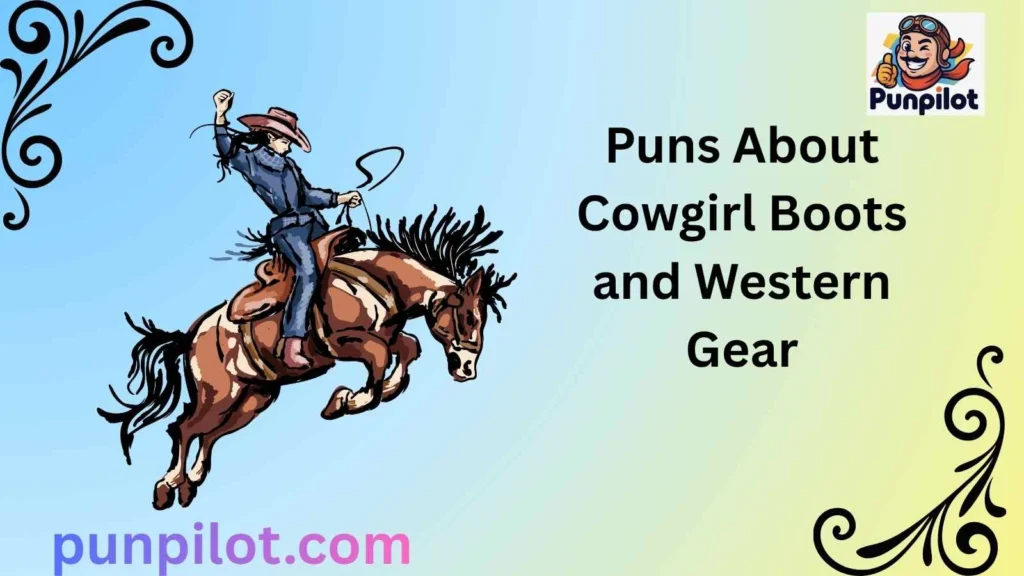Puns About Cowgirl Boots and Western Gear