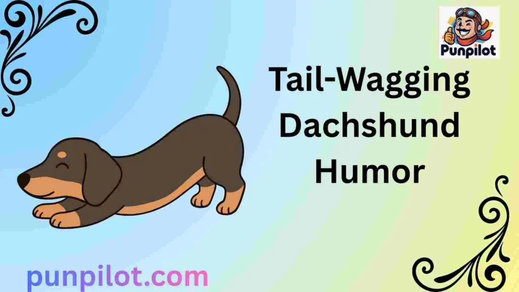 Tail-Wagging Dachshund Humor