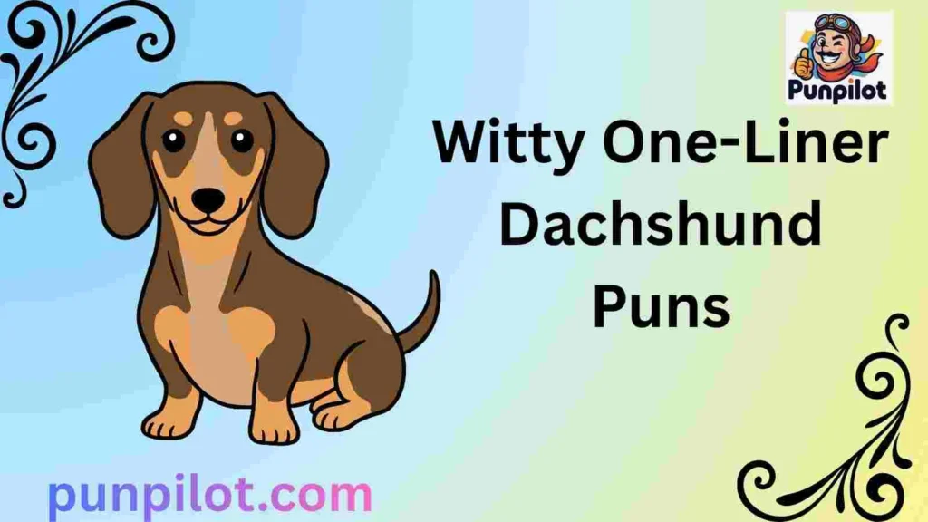 Witty One-Liner Dachshund Puns