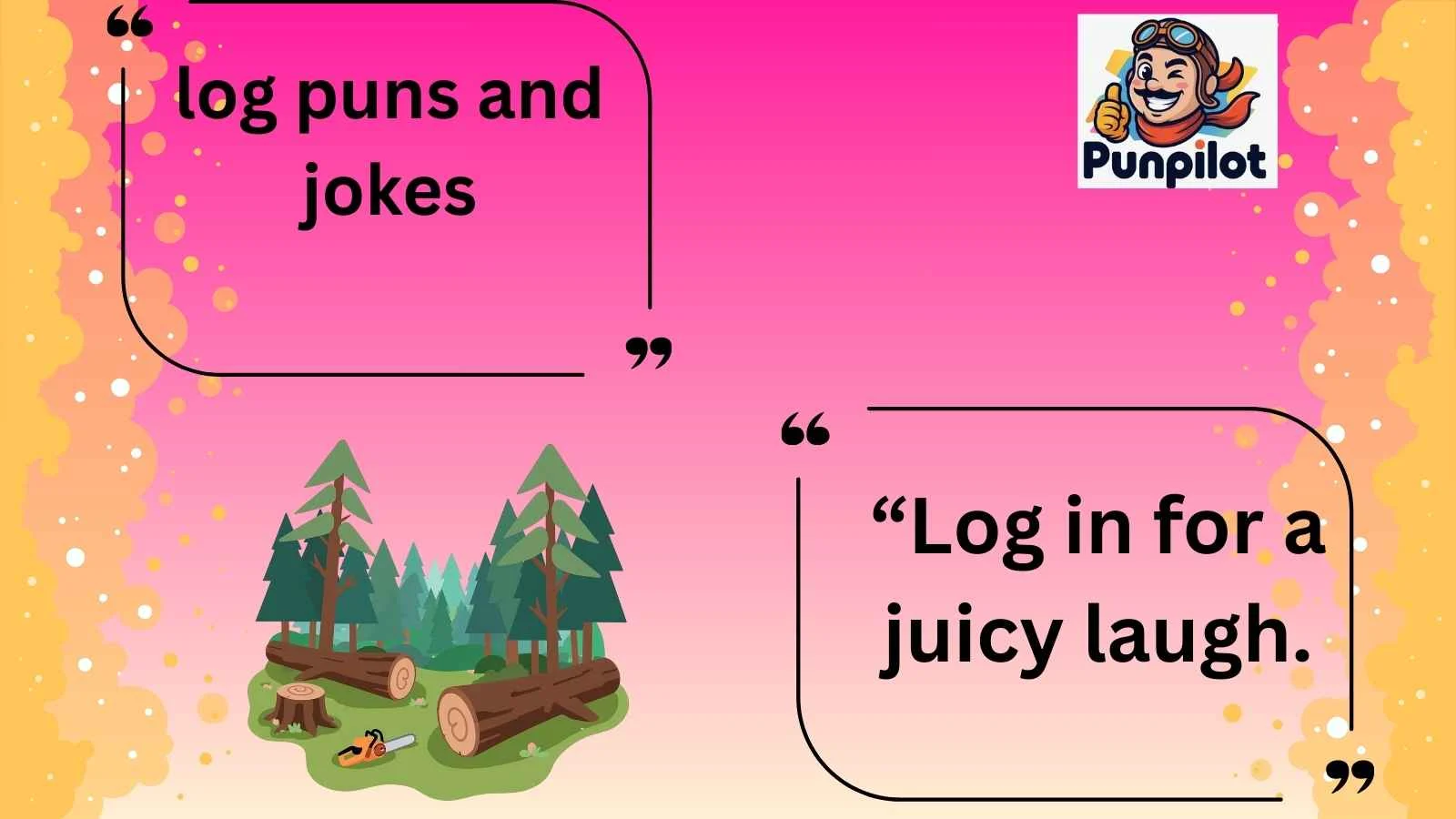 log puns and jokes