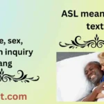 ASL meaning in text