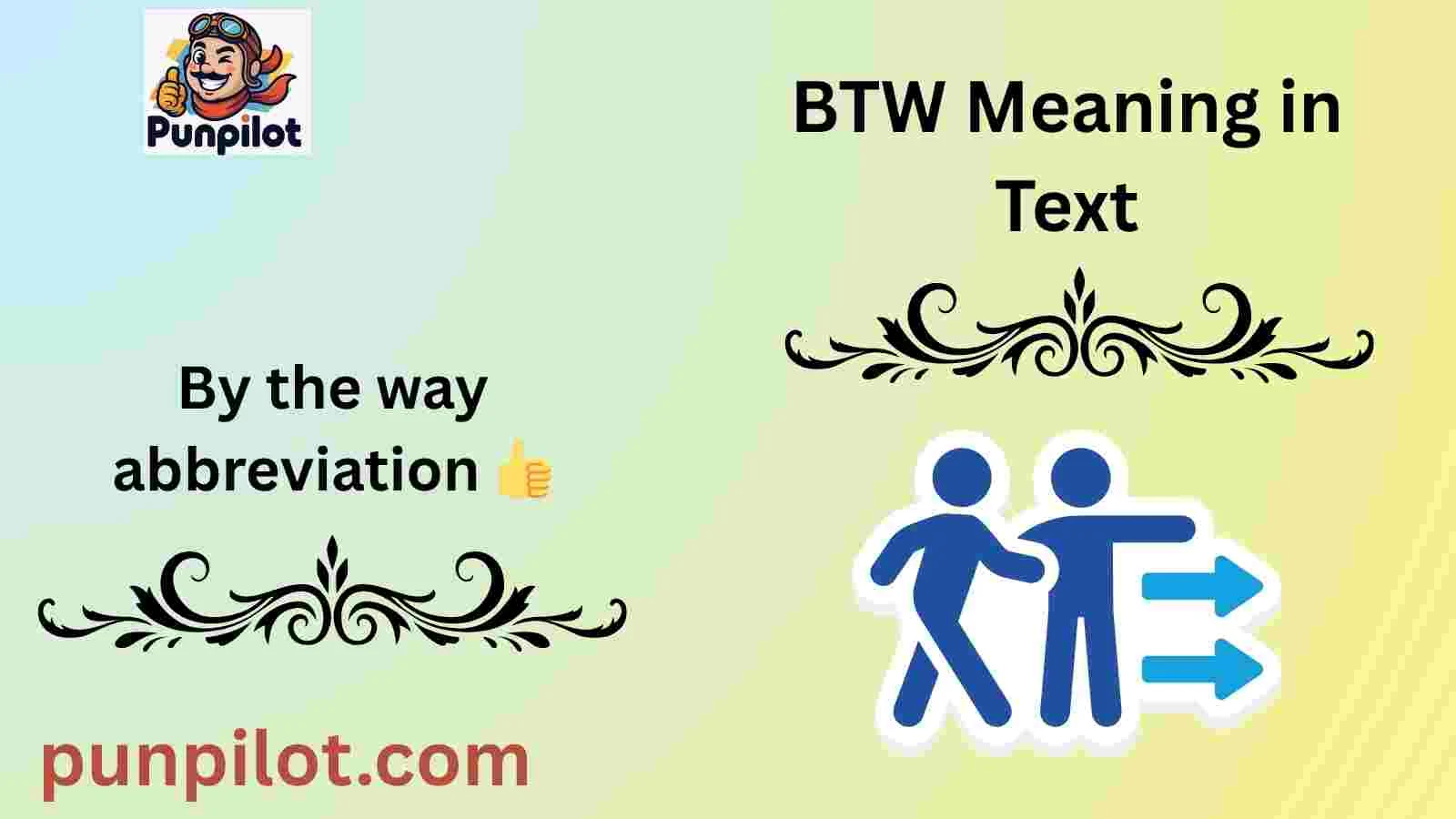 BTW Meaning in Text