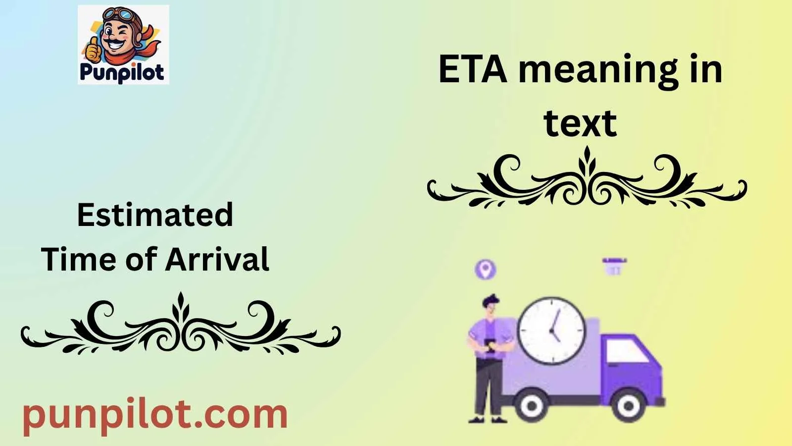 ETA meaning in text