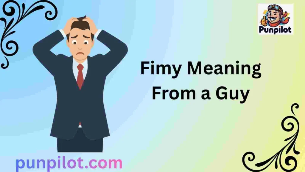 Fimy Meaning From a Guy