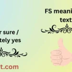 FS meaning in text
