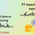 FT meaning in text
