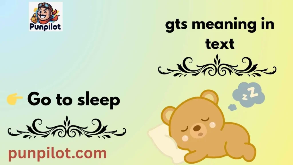 gts meaning in text
