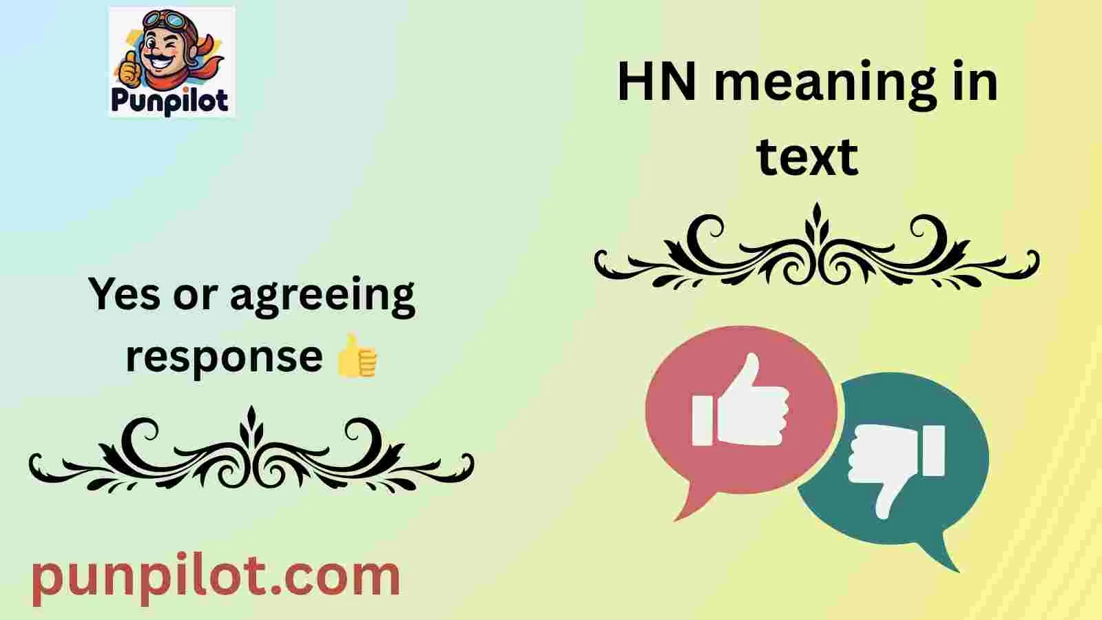 HN meaning in text