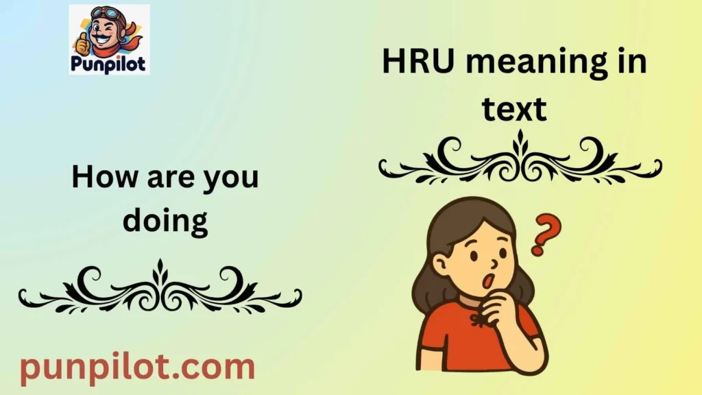 HRU meaning in text