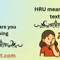 HRU meaning in text