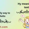 Hy meaning in text