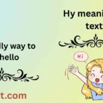 Hy meaning in text