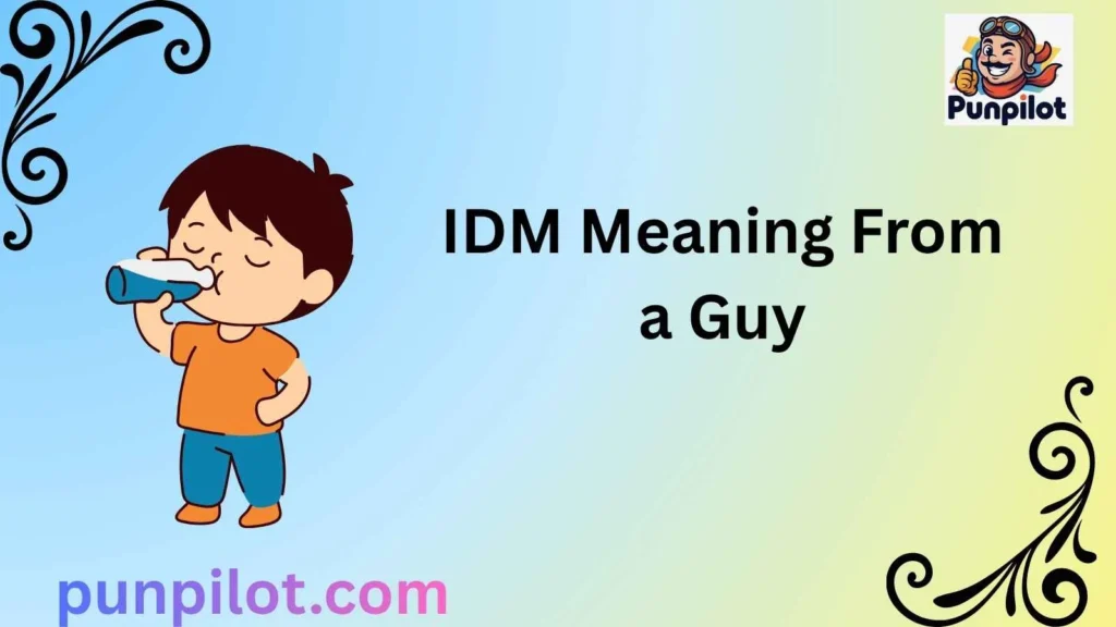 IDM Meaning From a Guy