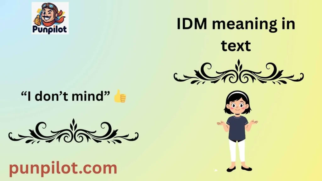 IDM meaning in text