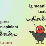 ig meaning in text