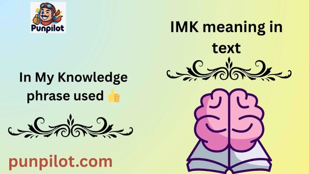 IMK meaning in text