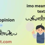 imo meaning in text