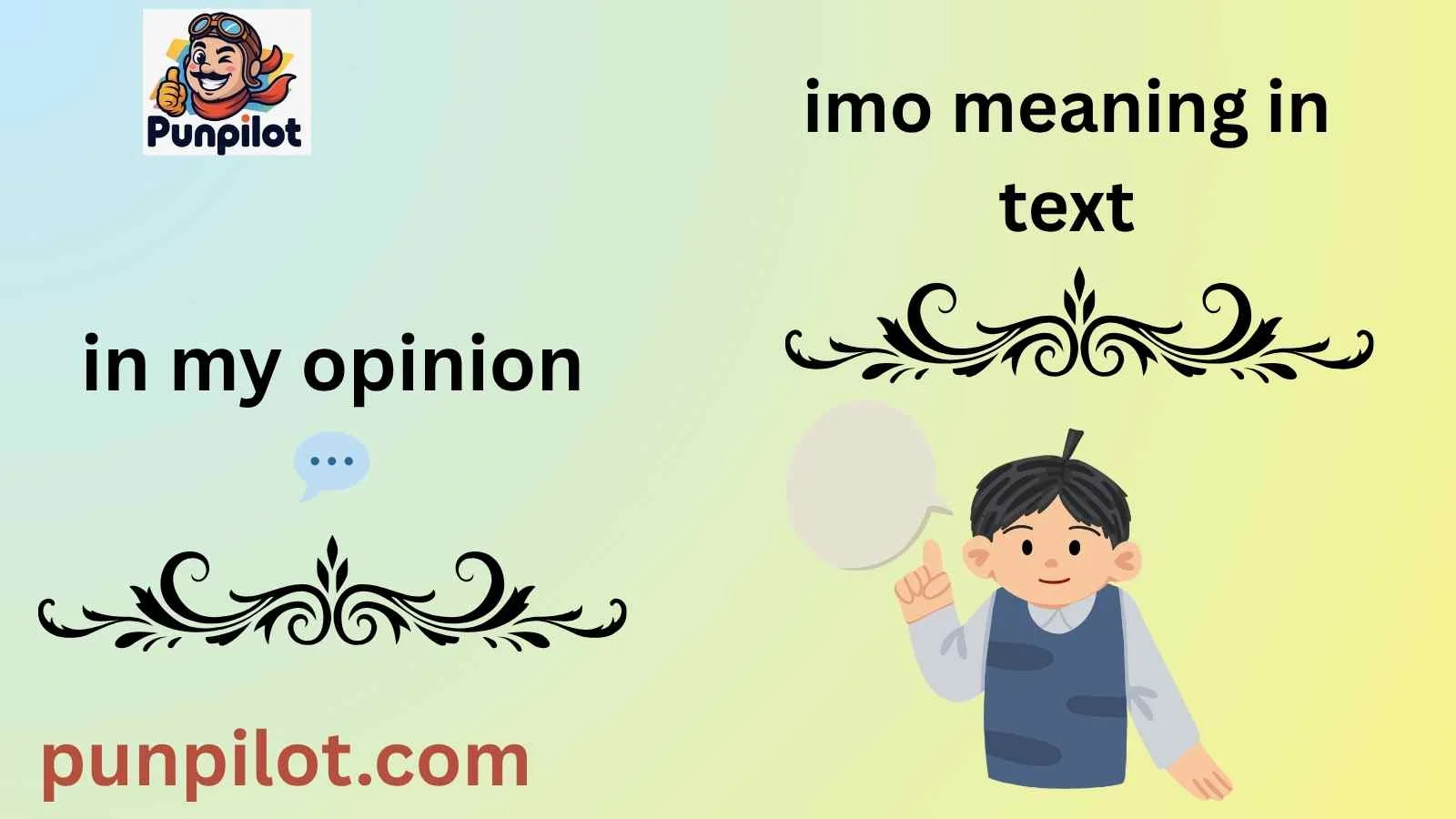 imo meaning in text