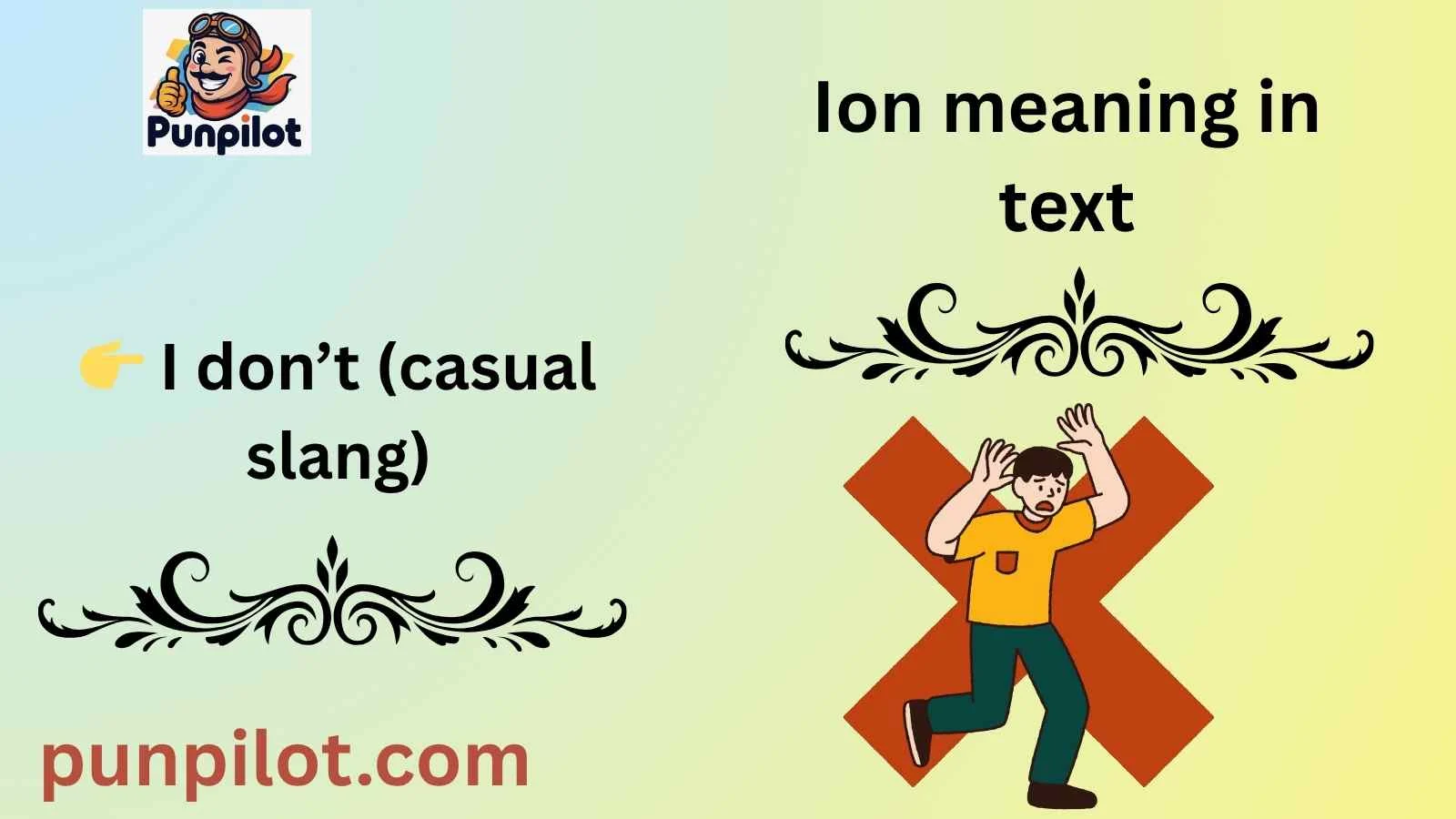 Ion meaning in text