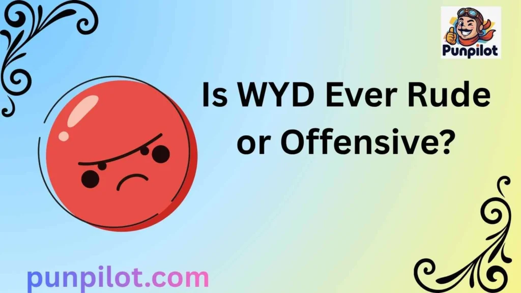 Is WYD Ever Rude or Offensive?