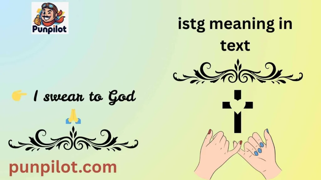 istg meaning in text