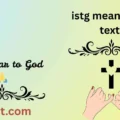 istg meaning in text