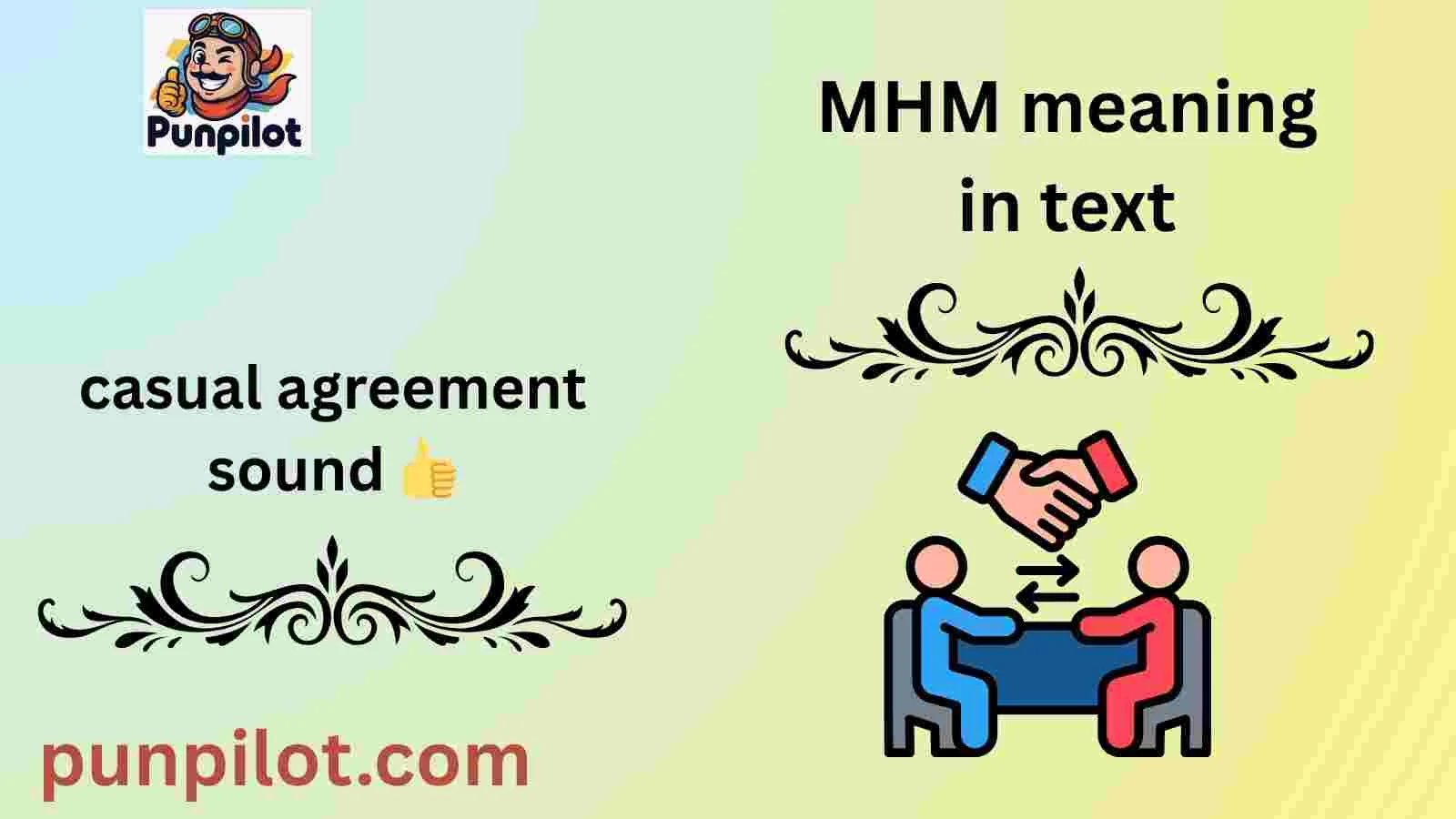 MHM meaning in text