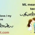 ML meaning in text