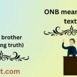 ONB meaning in text