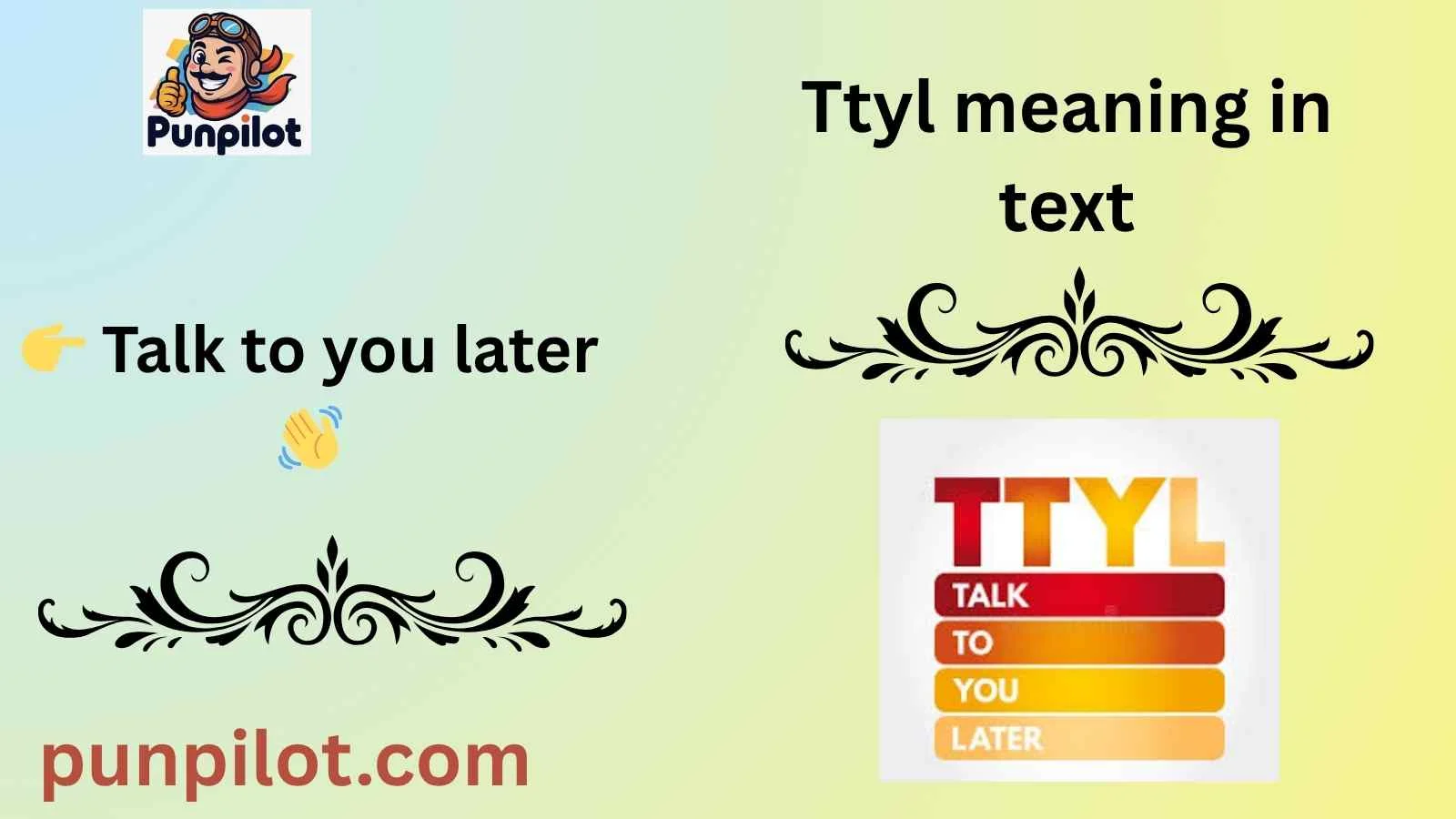Ttyl meaning in text