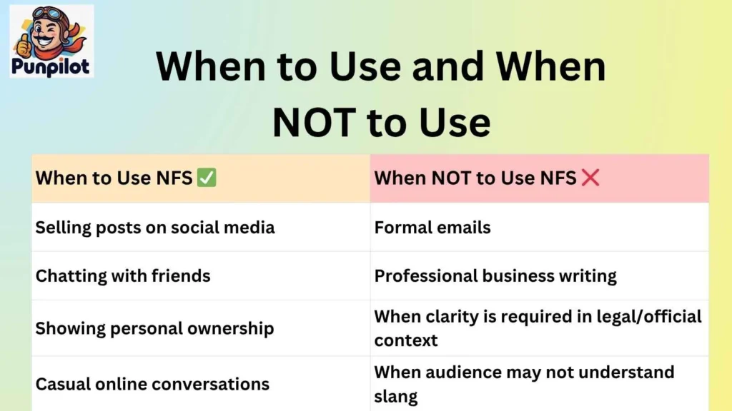 When to Use and When NOT to Use
