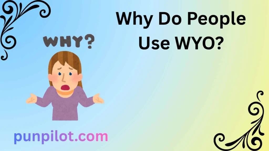 Why Do People Use WYO?