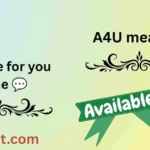 A4U meaning