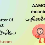 AAMOF meaning