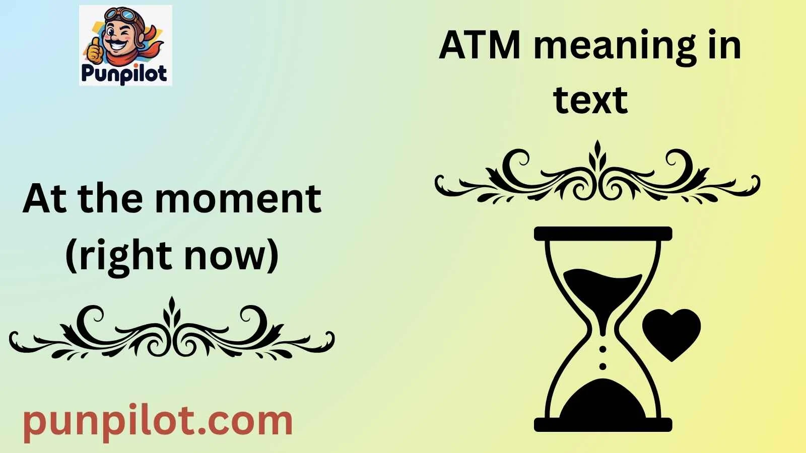 ATM meaning in text