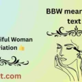 BBW meaning in text