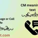 CM meaning in text