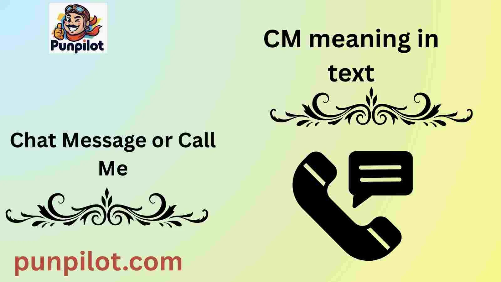 CM meaning in text