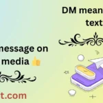 DM meaning in text
