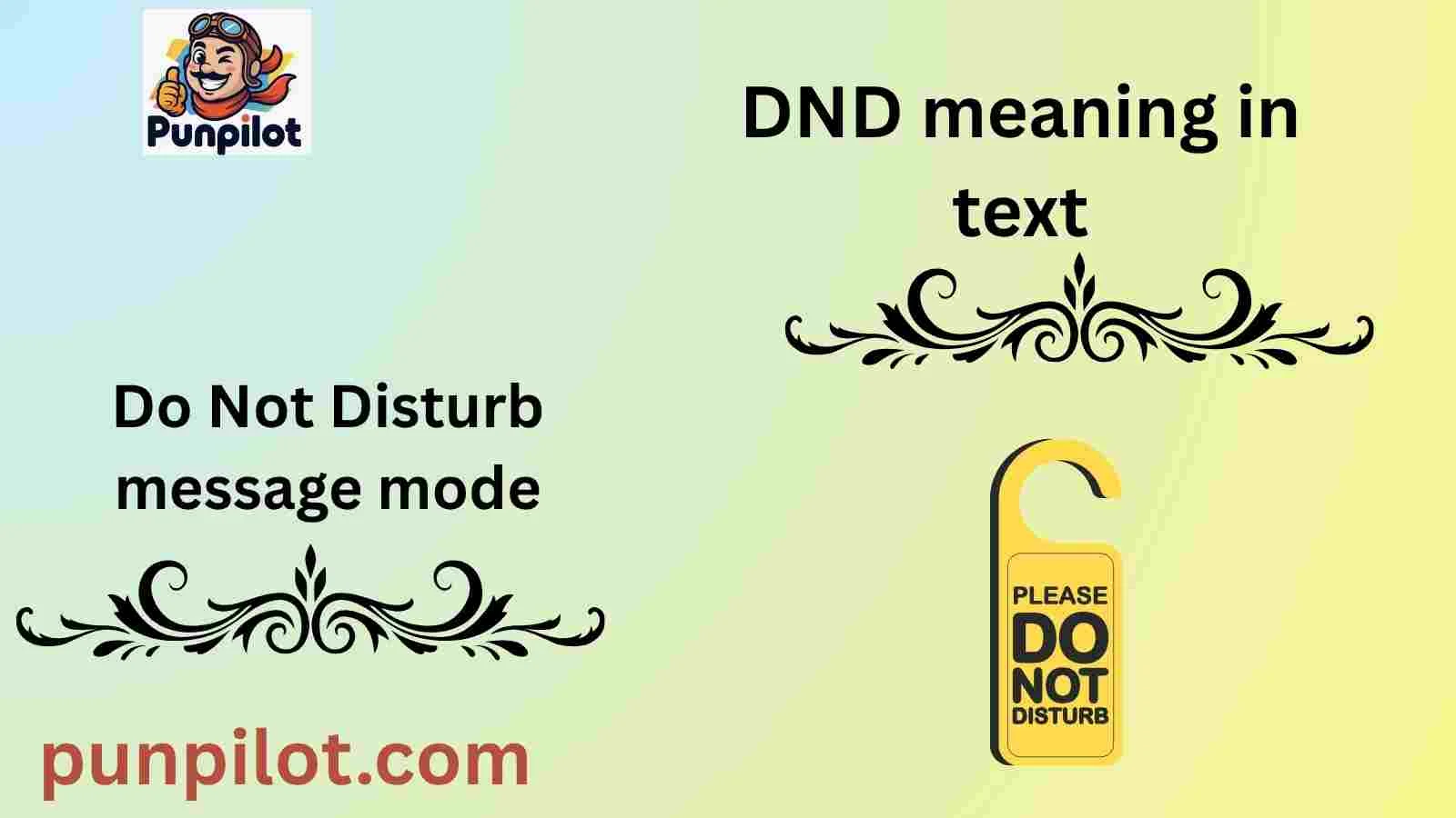DND meaning in text
