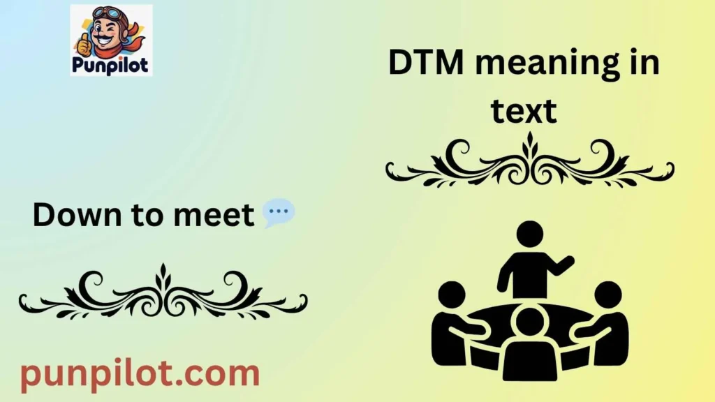 DTM meaning in text