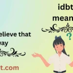 idbtw meaning