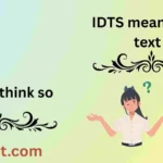 IDTS meaning in text
