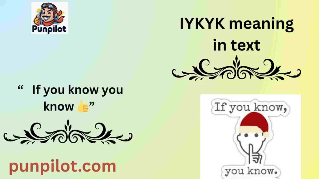 IYKYK meaning in text