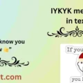 IYKYK meaning in text