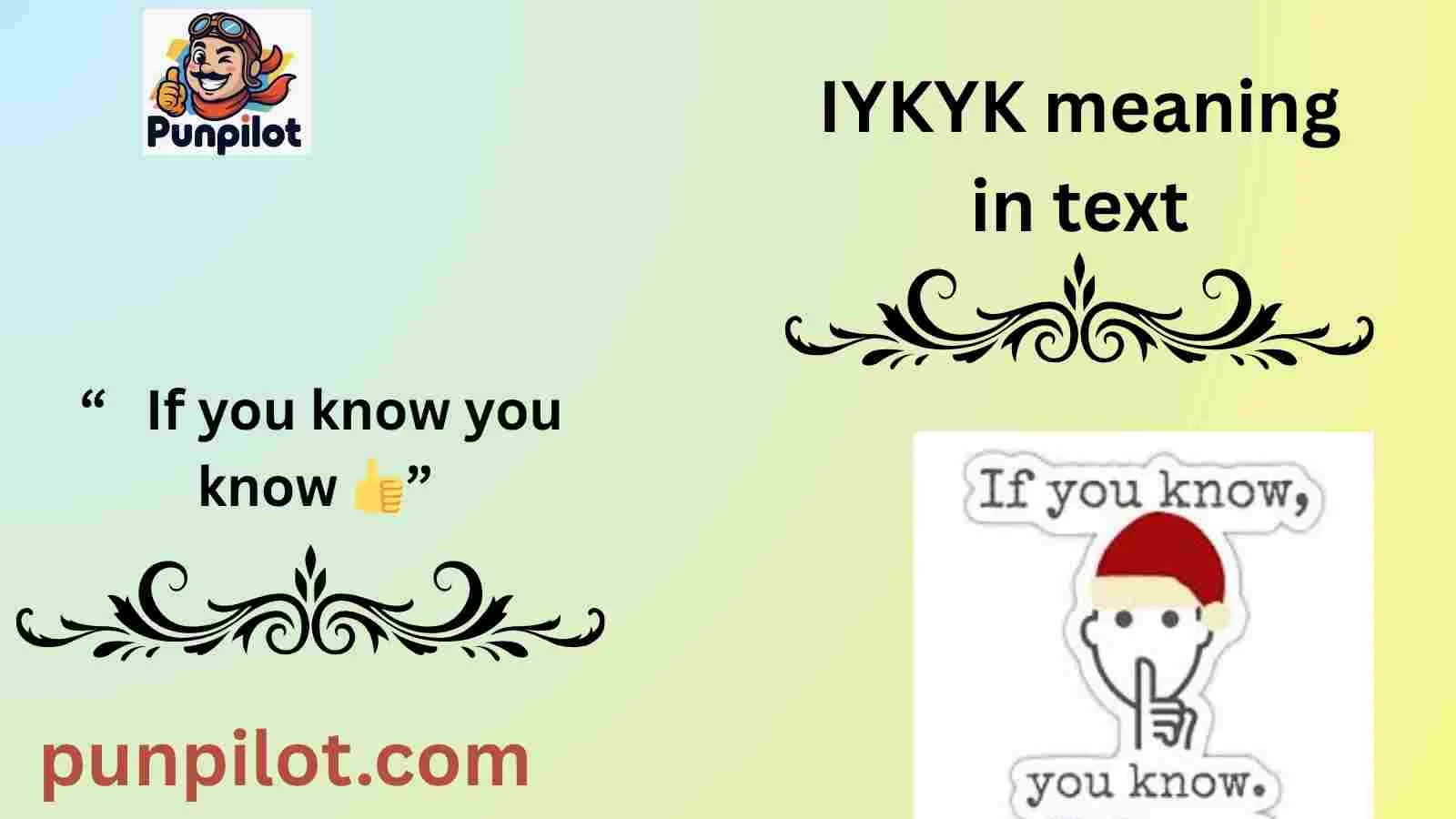 IYKYK meaning in text