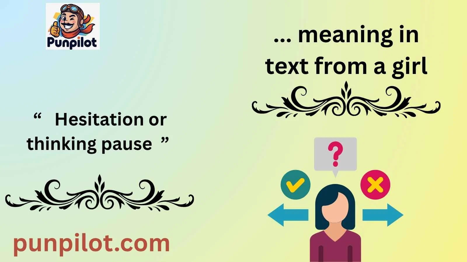 ... meaning in text from a girl