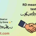 RD meaning in text