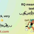 RQ meaning in text
